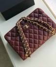 Сумка Jumbo Classic Lambskin Bag Maroon